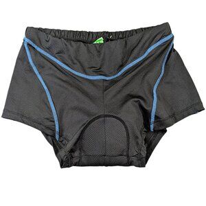 NEW Twotwowin Cycling Bike Shorts Womens 2XL Black Racing‎ Spinning Padded